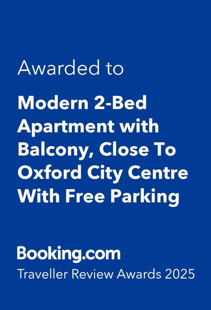 Modern 2-Bed Apartment With Balcony, Close To Oxford City Centre With Free Parking Exterior photo